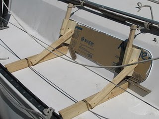 Bracing of Plexiglass Against Deck 2