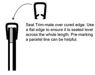 Installed Trim Section