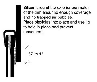 Installed Plexiglass Section