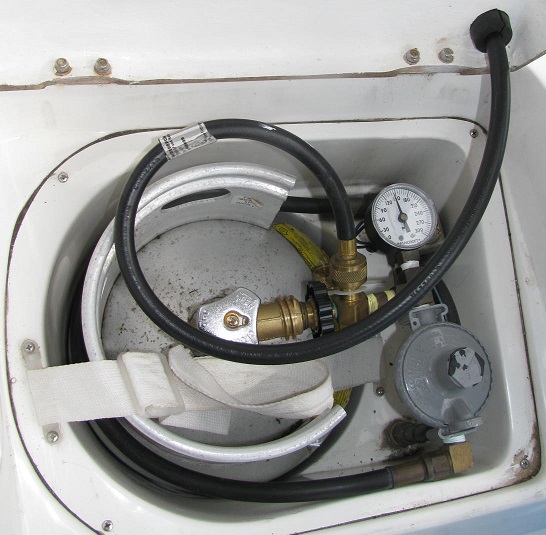 Propane Locker & New Hook Up