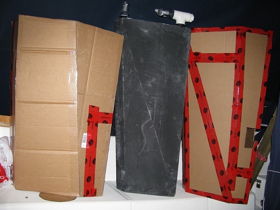 Bottm View Comparison of B179, B212 and Custom Tanks.