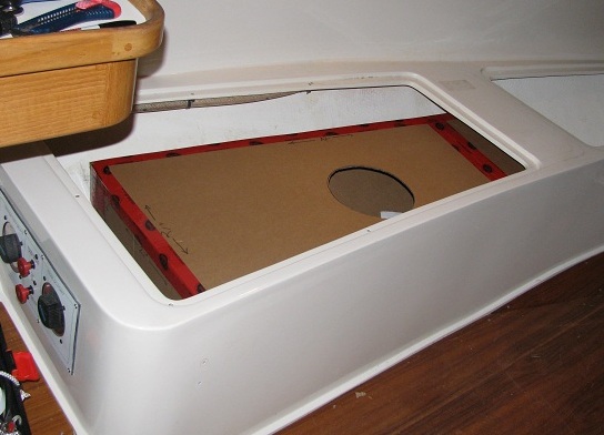 My custom tank model built in place.