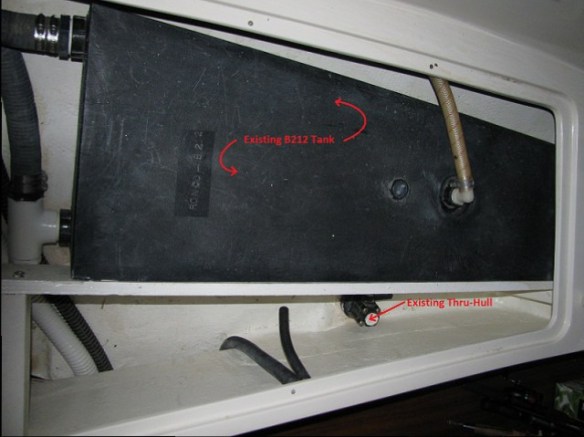 Existing Ronco B212 Holding Tank